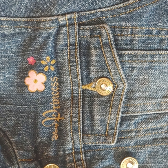 Girls Disney Princess Denim Jacket - Picture 3 of 4